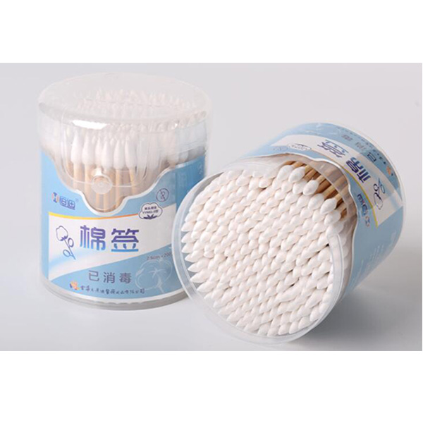 Hengdi double headed cotton swab YYMQ-II 7.5cm (20